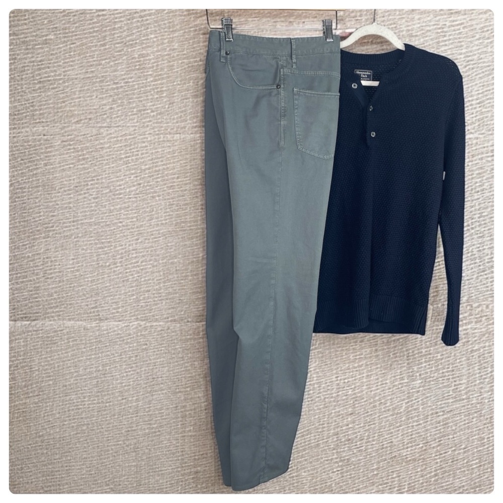 Incotex Ray Standard-Fit Five-Pocket Pants $365
Color light gray 34
